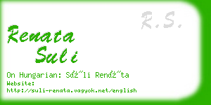 renata suli business card